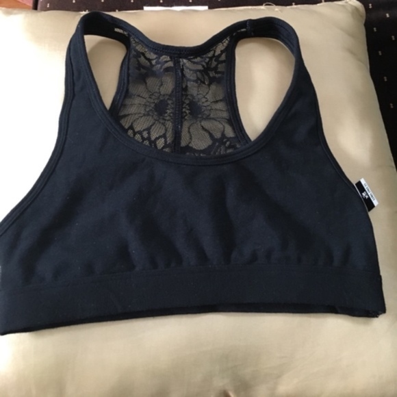 New Victoria's Secret Pink Lace Racerback Bralette - Picture 2 of 7